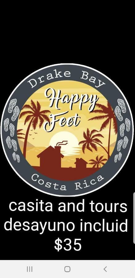 Casita Happy Feet And Tours Corcovado Hotel Drake Bay Bagian luar foto